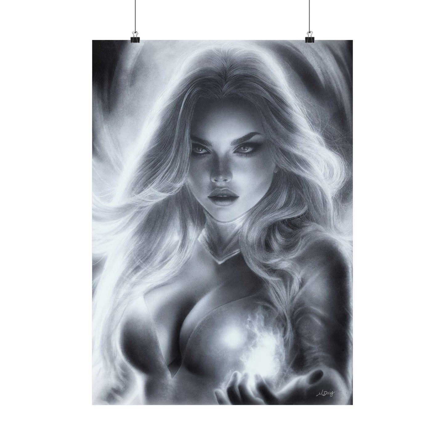 Print - Emma Frost by Michelle Dias