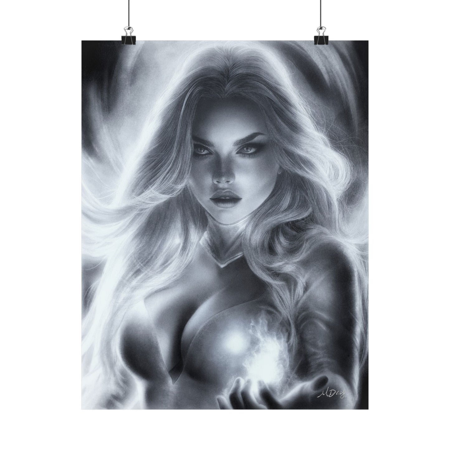 Print - Emma Frost by Michelle Dias