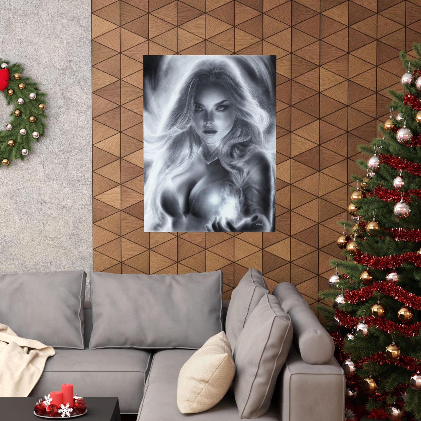 Print - Emma Frost by Michelle Dias