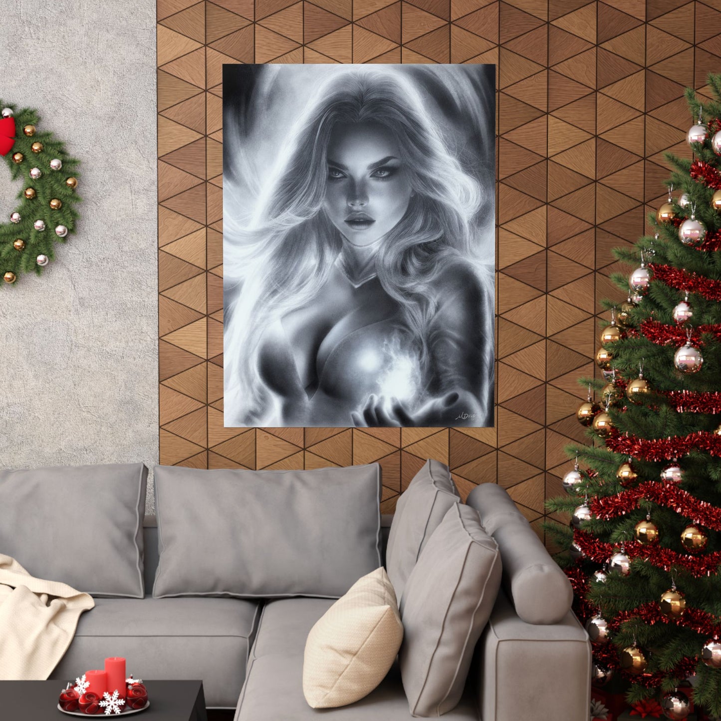 Print - Emma Frost by Michelle Dias