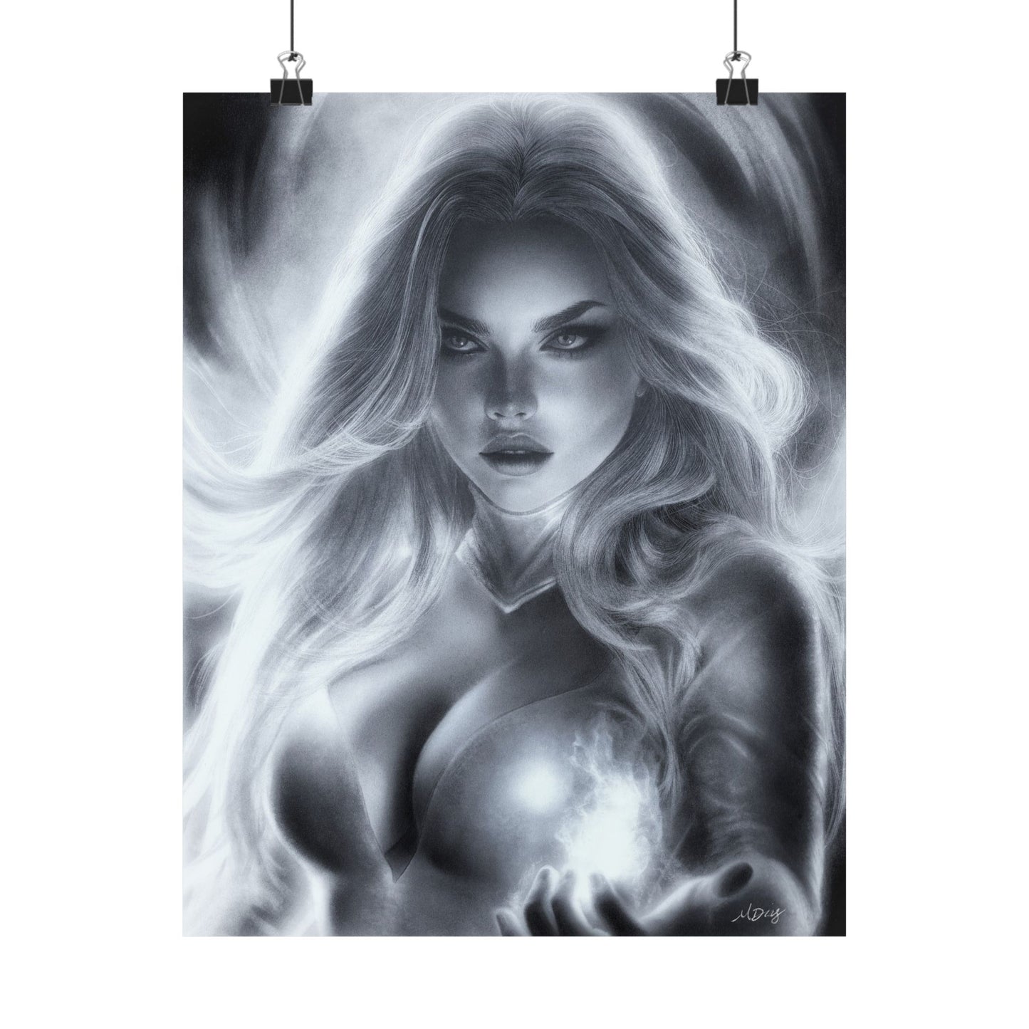 Print - Emma Frost by Michelle Dias
