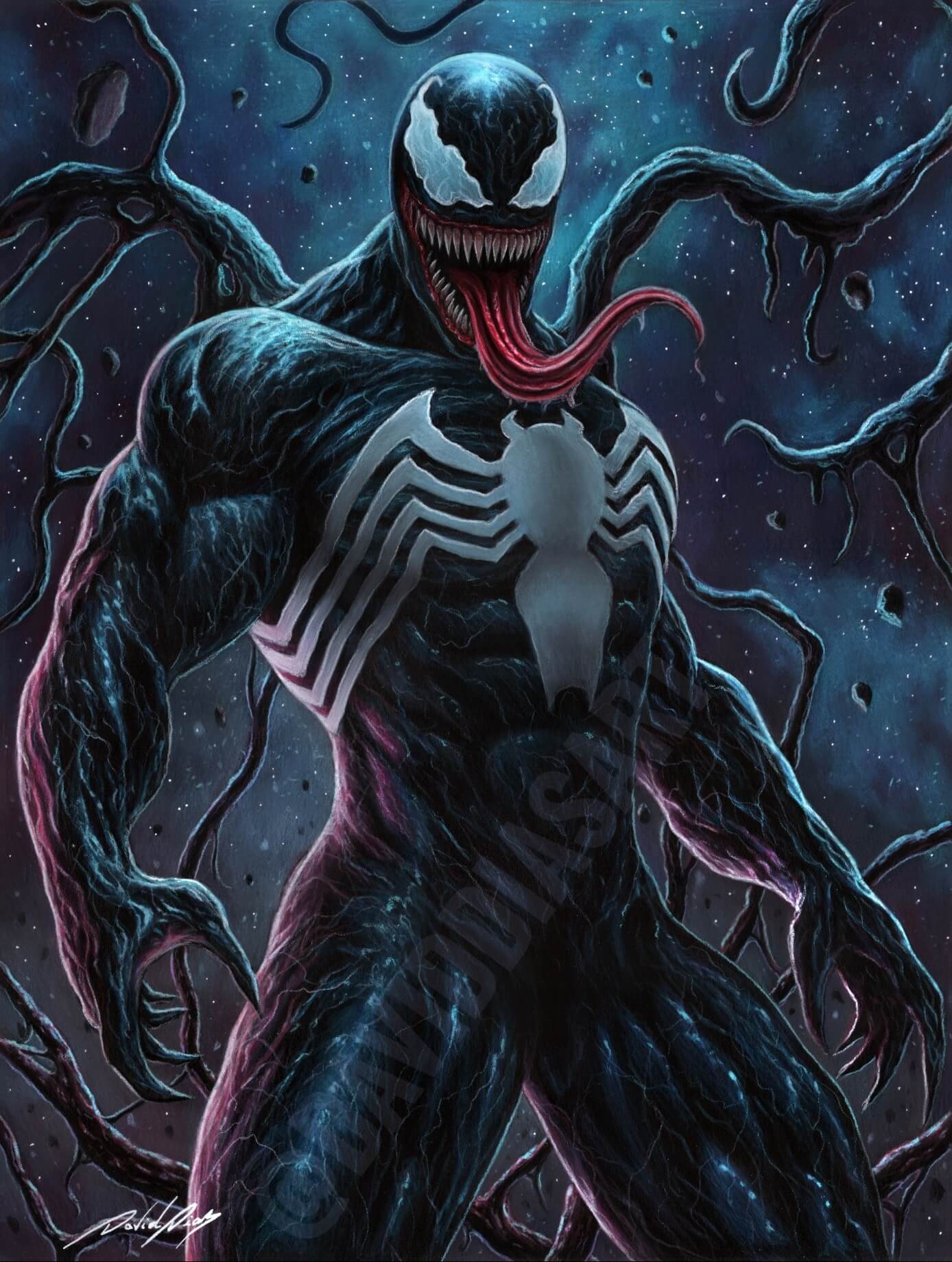 Print - Venom - Artwork by David Dias