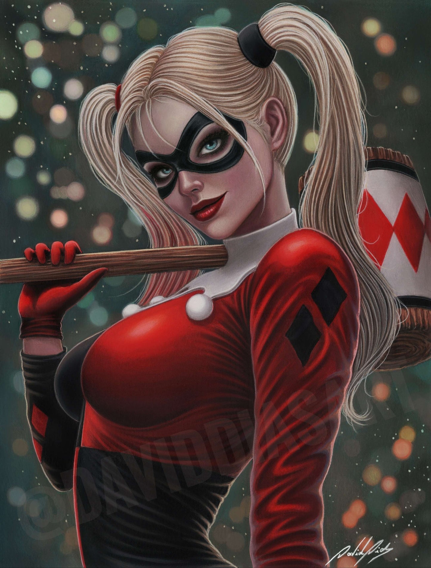 Print - Harley Quinn - Artwork by David Dias