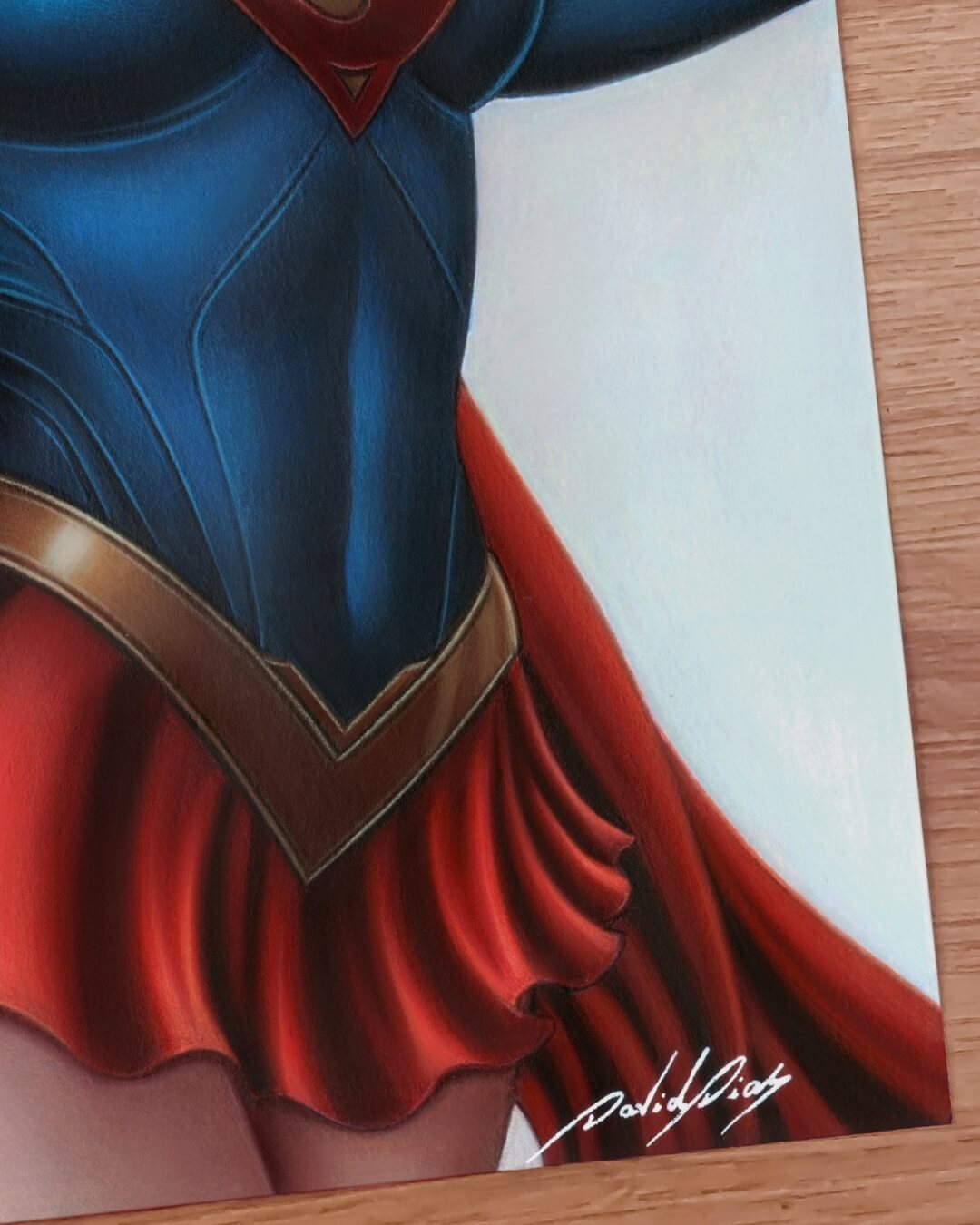 Supergirl - Original Artwork by David Dias