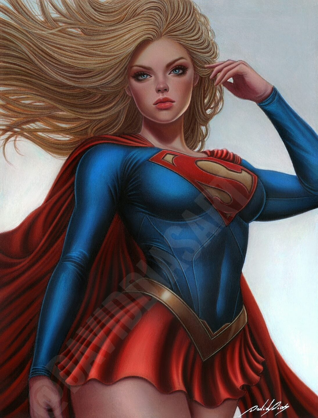 Print - Supergirl - Artwork by David Dias