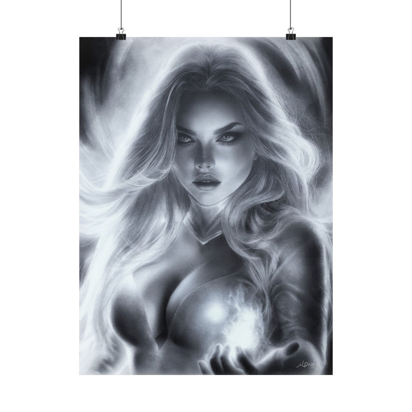 Print - Emma Frost by Michelle Dias