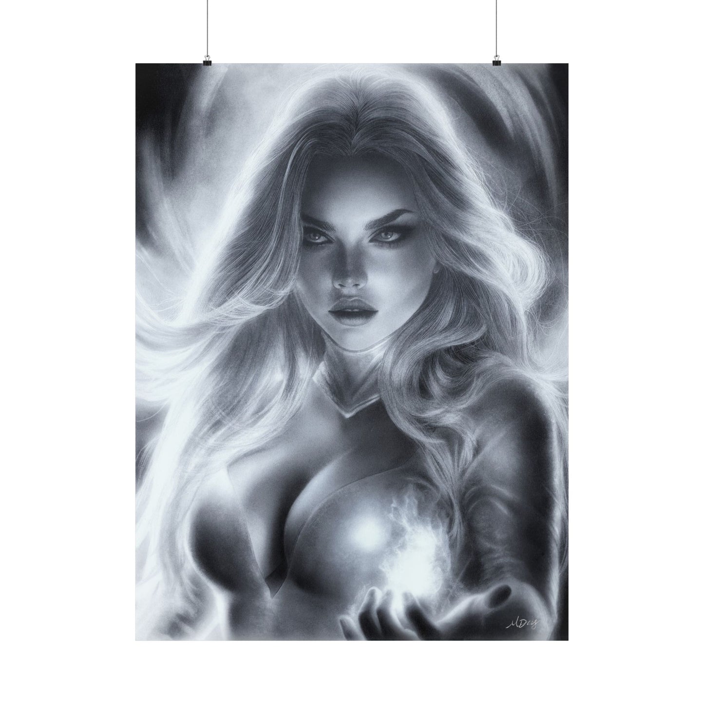 Print - Emma Frost by Michelle Dias