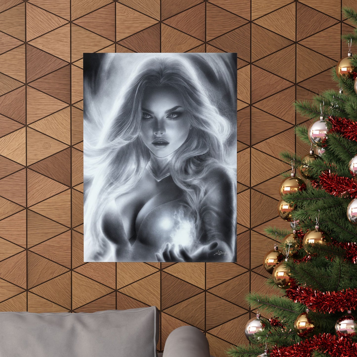 Print - Emma Frost by Michelle Dias