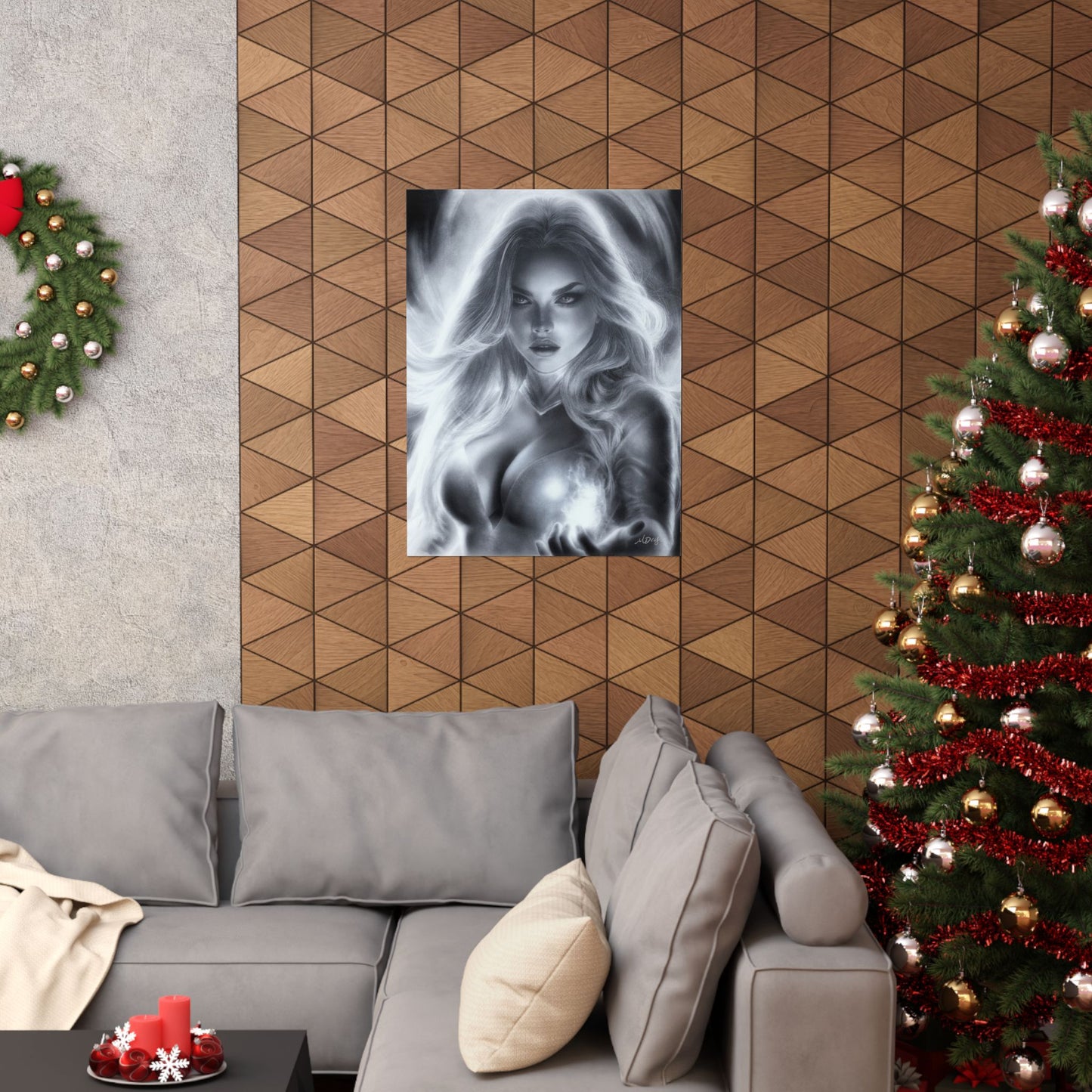 Print - Emma Frost by Michelle Dias