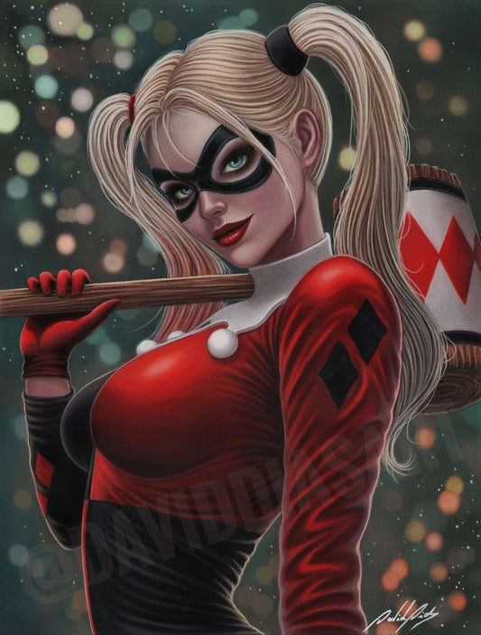 Print - Harley Quinn - Artwork by David Dias