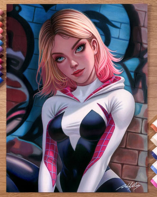 Spider Gwen - Original Artwork by David Dias