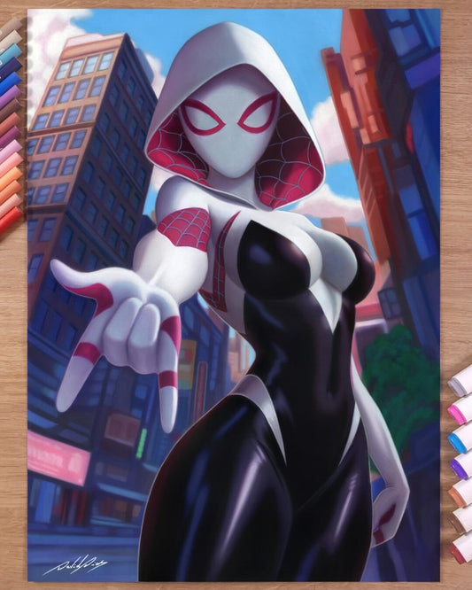 Spider Gwen - Original Artwork by David Dias