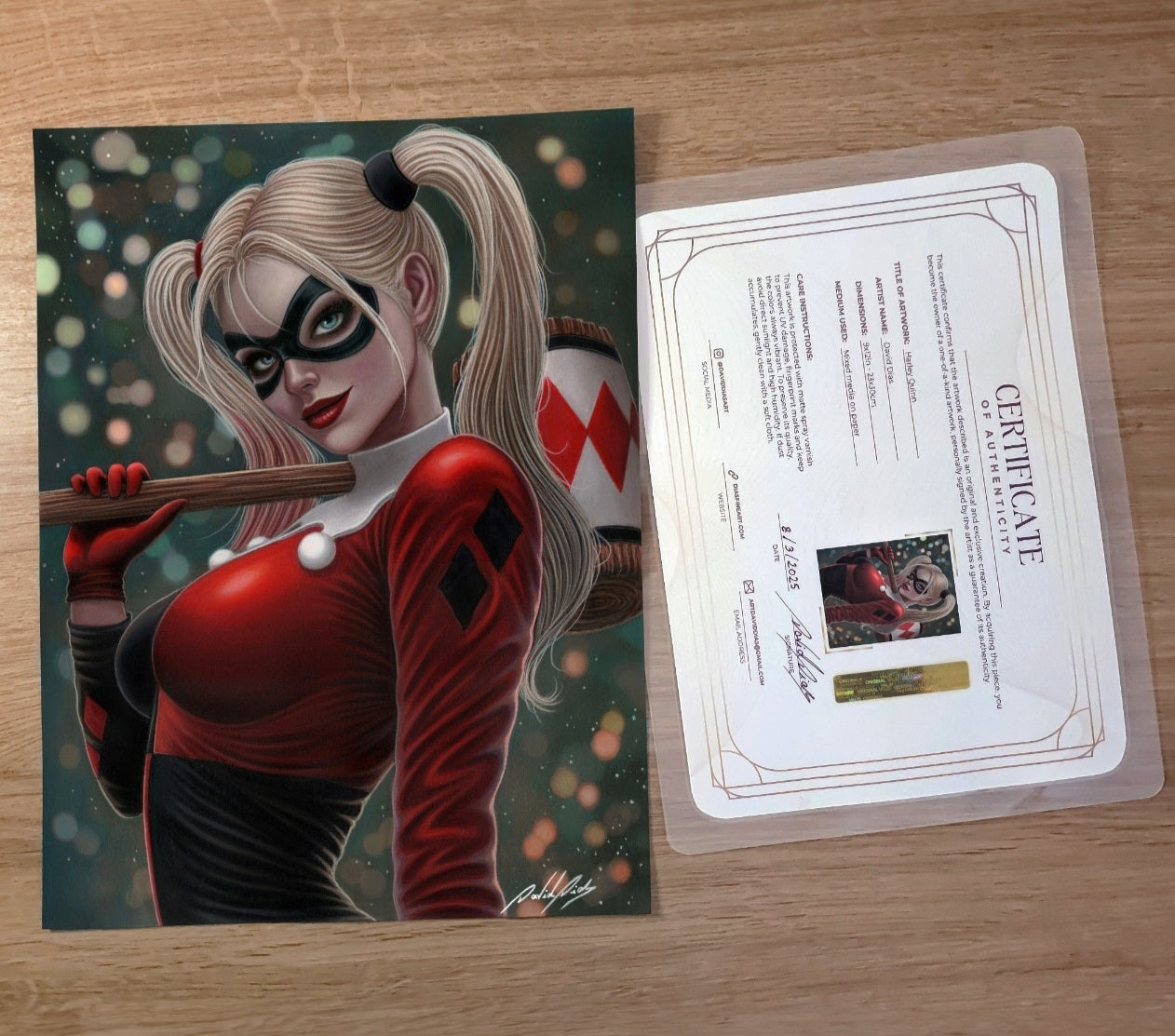 Harley Quinn - Original Artwork by David Dias