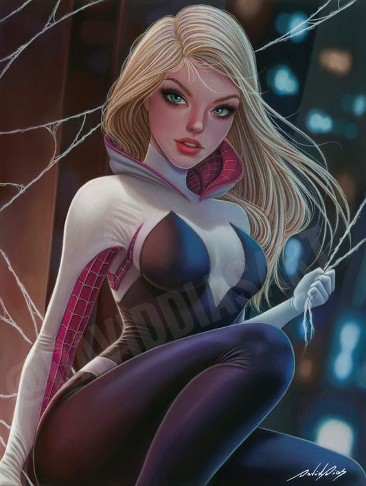 Print - Spider Gwen - Artwork by David Dias