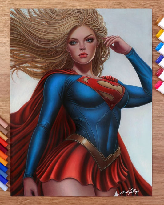 Supergirl - Original Artwork by David Dias