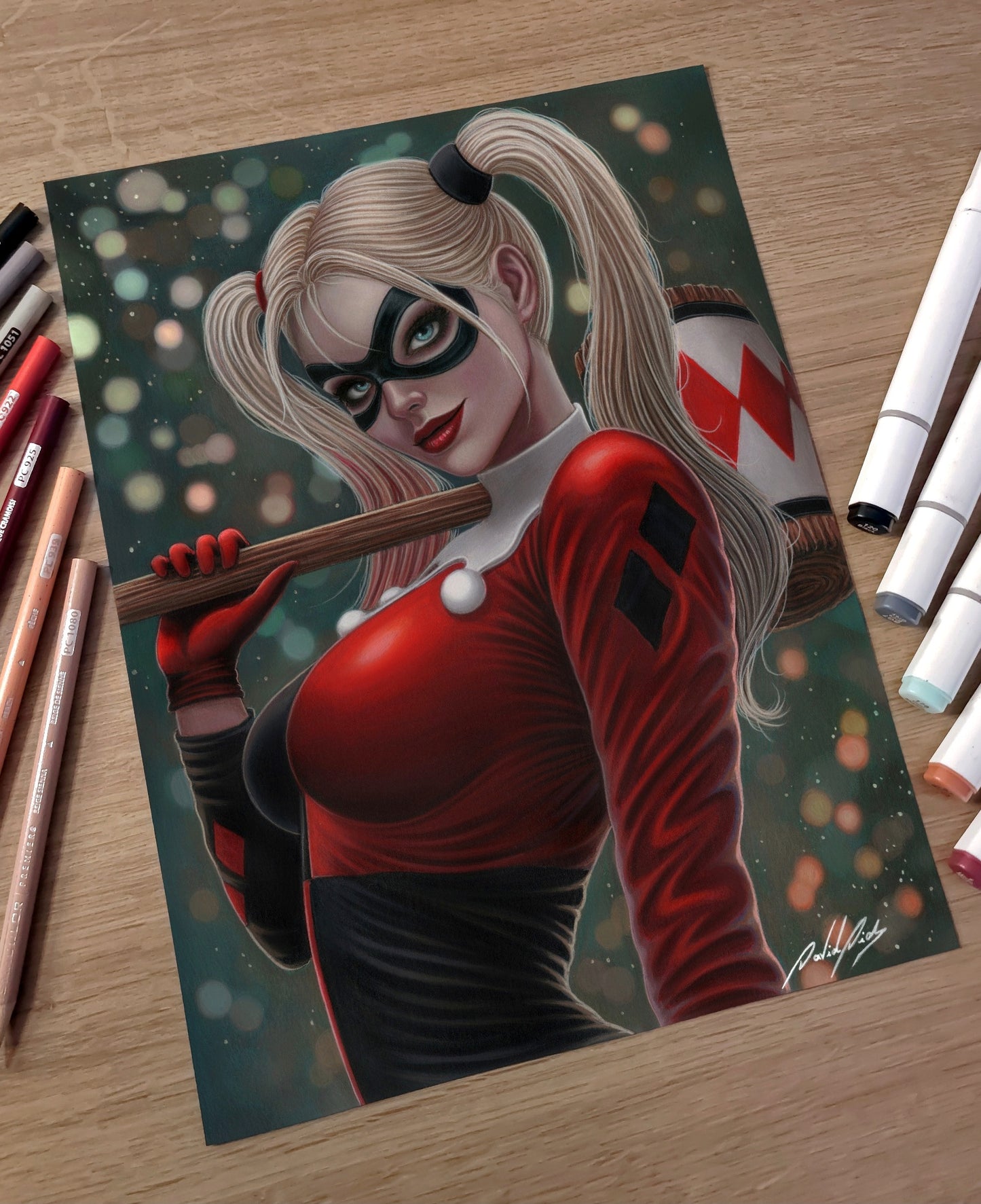 Harley Quinn - Original Artwork by David Dias