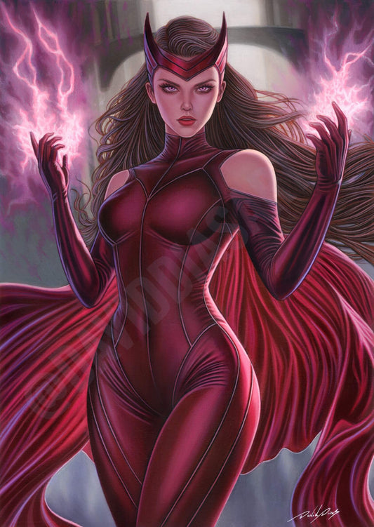 Print - Scarlet Witch - Artwork by David Dias